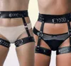 Nxy Sm Bondage Women Leather Bdsm Leg Harness Garter Belts Erotic Adult Sex Products 2204269548325