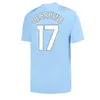 2023 2024 Haaland Kids Kits de Futebol Futebol Jerseys Mans Cidades De Bruyne Foden 23 24 Novo Grealish Sterling Baby Football Jersey Sportswear