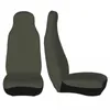 Cubiertas de asiento de automóvil Treasure Island Color gris sólido Cubierta universal Off-Road para SUV Khaki Red Auto Accesorios de fibra