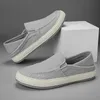 PUPUDA Mocassini Uomo Scarpe Casual Traspiranti Classiche Slip On in Lino Sneakers Uomo Estate Guida per Largo 240307