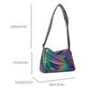 Borse a tracolla Moda per donna Shopping Borsa a tracolla PU Laser Gloss Crossbody Tinta unita Borse di design di alta qualità