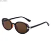 KAJILA Fashionable Oval Frame Sunglasses for Women High Grade T-shaped Small Frame Sunglasses for Women Sunglass