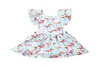 Girl039s robes fille robe 2022 enfant en bas âge né bébé sans manches flamant imprimé noël ensembleGirl039s8250227