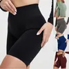 Shorts pour femmes Femmes sans couture taille haute Biker Yoga Pantalon court d'entraînement