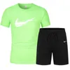 2024 new men's set NK Mesh T shirt shorts two-piece sportswear Fitness training running quick drying T-shirt set S-4XL