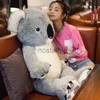 Animali Dorimytrader Jumbo Peluche Koala Giocattolo Grande Farcito Cartoon Koala Bambola Regalo Di Natale Decorazione 55 pollici 140 cm 240307