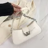 Instagram Super Hot Network Celebrity Live Broadcast Womens Bag Bag Bag 2023 Summer Underarm Bag Lock Bag Bag Small