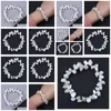 Beaded Strand 7-8Mm Selling Pearl Freshwater Keshi Bracelet Drop Delivery Jewelry Bracelets Dhfmk