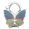 Hooks & Rails Hook Butterfly Handbag Hanger Glossy Matte Foldable Table For Bag Purse Fy3424 0605 Drop Delivery Home Garden Housekeepi Dhasi