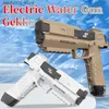 Sand Play Water Fun Gun Toys Summer HighSpeed Disparo seguro eléctrico con estilo Cyberpunk Perfecto para playa y piscina Watergun 230705 Q240307