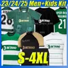 4XL Sporting CP 23/24/25 4: e Lisboa Soccer Jerseys Cr7 Lissabon R O N A L D O Coates Paulinho Pedro G. Morita 2023 2024 Edwards Stromp Kit Clube de Football Shirts Men Kid Kit Kit Kit Kit