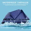 4 Sizes Waterproof Camping Tarpaulin Cover Simple Tent Polypropylene PP Ground Camping Sheet Inflatable Pool Covers 240223