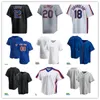 Jersey de béisbol Darryl Strawberry Mike Piazza Keith Hernandez Tom Seaver Francisco Lindor Pete Alonso Brett Baty Mark Vientos Luke Voit Yolmer Sanchez