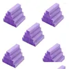 Tırnak Sanat Kitleri 50x Buffing Zımparalama Tampon Dosyaları Akrilik Pedikür Manikür İpuçları Renk Mor Drop Teslimat DHGXT
