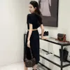 Casual Dresses Summer Fashion Women Dress Party Elegant Robe Femme Sexy Ladies Clothes Size S-L