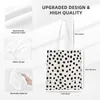 Shopping Bags Polka Dot Female Shoulder Spots Pattern Reusable Bag Fashion Large Capacity Tote Kawaii Canvas