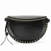 Bag Woman Rivet Decoration Crossbody Genuine Leather Women Shoulder Female Chest Bags Sac A Mian