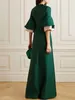 Party Jurken Yeezzi Elegante Half Uitlopende Mouwen Avond Maxi Gewaad Kaftan Vestidos Voor Saudi Arabië Dubai Moslim Vrouwen 2024