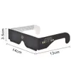 20Pcs paper solar eclipse glasses random color full observation sunglasses 3D outdoor solar eclipse anti UV framing glasses sales 240307