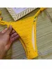 Set 2024 Women Crochet String Cute Brazil Bikini Sets Sexy Swimsuit Swimwear Boho Beachwear Bathing Suit Swiming Outfit