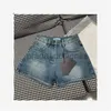 classics Luxury Denim Shorts For Women Designer Letter Badge Pants Fashion High Waist Woman Short Pant Hip hop Streetwear Jeans GW1