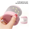 Nail Dryers Mini Egg-Shaped Lamp Uv/Led Drying Portable Single Fingernail Polish Glue Baking Manicure Accessories Drop Delivery Dh9Tz