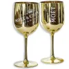 Moet CHandon plattiertes Weinglas, 480 ml, sichere, umweltfreundliche Gläser, eleganter Champagner-Cocktailbecher