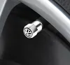 Bilstylingdäckventilkåpor för Volkswagen Tiguan VW GTI Touran Golf Polo Metal