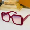 Designer Frame de tamanho grande Mulheres óculos de sol Z2311 Edgy Summer Style Moda BRAND BOM EMPREGO MENINOS MENINOS