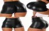 Women's Sexy PU Leather Hot Shorts Party Cbwear Slim Bottoms Booty Short Skinny Pants Trousers Stretchy High-Waisted black S-XXXL6501463