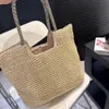 Luxury Tote Bag Lafite Camera Bag Designer Waven Bag Summer Beach Bag Summer Straw Shopping Bag Livsmedelskorg Beckbag 240308