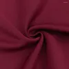 Robes décontractées Sexy dentelle couture vin rouge une épaule mince figure jupe fendue