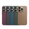 iPhone 15 Pro Max Plus Case Wireless 충전 자기 보호 덮개를위한 원래 미세 대고 Magsafe 케이스 강한 자석을 가진 마그네틱 보호 커버