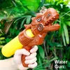 Pistolet jouets dinosaure pistolet à eau enfants en plein air jouet de combat de l'eau grande capacité pistolet à eau été éclaboussures piscine ToysL2403