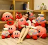 Игра Kirby Adventure Kirby, плюшевая игрушка, шеф-повар, клубничный стиль, мягкая кукла, мягкие игрушки для детей, подарок на день рождения, домашний декор7501452