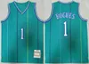 Basketball Shotback Spud Webb Jersey Tyrone Muggsy Bogues Larry Johnson Alonzo Mourning Chris Paul Steve Smith Michael Mike Bibby Drazen Petrovic Vintage