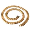 New Fashion Hip Hop Jewelry Gold Filled Miami Cuban Link Chain New Gold Chain Design for Men