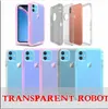 Armure Antichoc Pare-chocs Pour iPhone 15 14 13 12 11 Pro Max XR XS X 6 7 8 Plus Transparent Heavy Duty Protection Dur PC TPU Téléphone Cas couverture