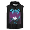 Tanktops voor heren Berserk T-shirt met capuchon Japanse anime Top Zomer Casual Sportswear Mouwloos vest Workout Fitness T-shirt Street chic