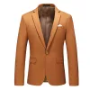 Jackets Plus Size 6XLM 2022 New Men Solid Suit Jackets Casual Business Formal Blazer Jacket Fashion Mens Formal Wedding Party Blazers