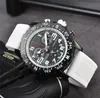 U1 AAA Bretiling B01 44mm Navitimer Watch Movement Japan Quartz Endurance Pro Avenger Chrono Meter Watches Rubber Men Hoter