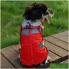 犬のアパレルジャケット冬の犬のハーネス温かいベスト服子犬服の防水ジャケットペット小犬用防水ジャケット