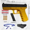 Plack Play Water Fun G18 Airsoft Pistol Armas Strzelanie do broni Pistolet Zabawek Wyrzucanie Miękki Bullet Pistolet dla nastolatków (ciągła emisja) Q240307