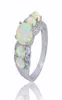 Trauringe Ganzer Einzelhandel Modeschmuck Weißer Opal Feuerstein Sterling Splitter Anhänger Für Frauen RAT0023672263