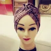 Whole-Fashion Soft Indian Style Yoga Headwrap Cap Turban Hat Cloche Chemo Hair Cover185m