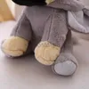 Gevulde pluche dieren Leuke en creatieve hoed hondenspeelgoed 20 cm knuffels simulatie honden pluche dier kerstverjaardagscadeau voor kinderen 240307