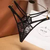 Kobiety majtki pokusa panie bielizny pasek bielizny bieliznę Pearl Female Thongs Perspective Woman Briefs Sexy Hollow Out G-string