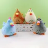 Schleczone pluszowe zwierzęta 22 cm Stardew Valley Chicken Pillow Soft Animal Toys Cartoon Dzieci Prezent urodzinowy Boże Narodzenie 230217 240307