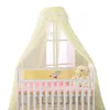 Baby CRIB NETTING SOMMER ROOM MOSQUITO NETSäng Canopy Tents Round Lace Dome Infant Cot Decor Nets 240223