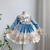 Girl Dresses Dress Girls Baby Lolita Style Birthday Party Bridesmaid Wedding Princess Vestidos Court Autumn Costume For